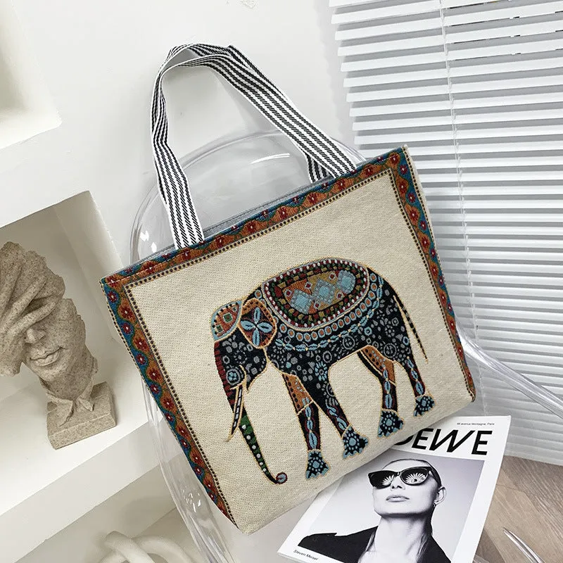 Cartoon Embroidered Leisure Big Owl Embroidery Bags