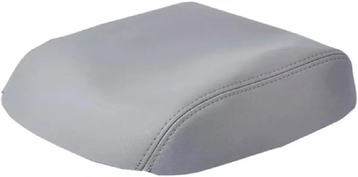 Center Console & Front Door Armrest Cover Leather Fit for Honda Pilot 2009-2015 Gray