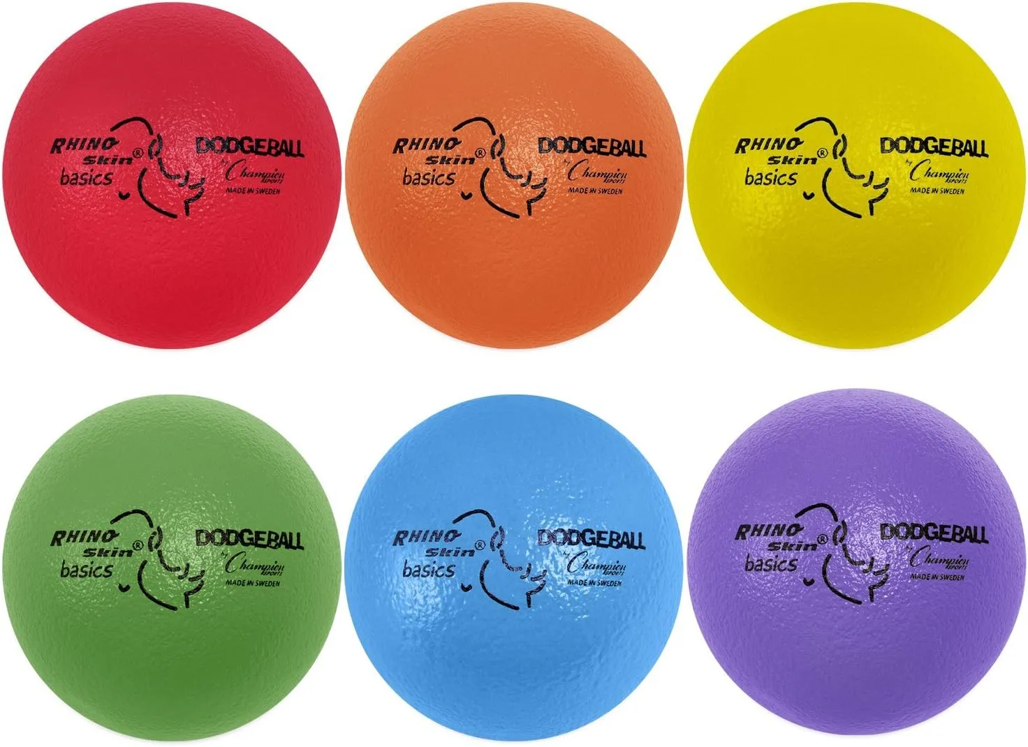 Champion Sports Rhino Skin Basic Dodgeball Set