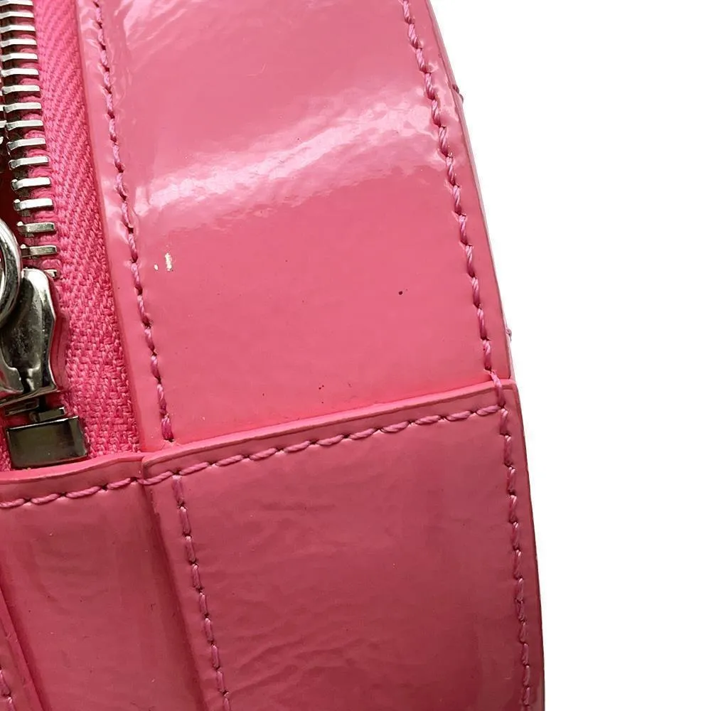CHANEL Round As Earth ChainShoulder Bag PinkA91946 Patent Leather
