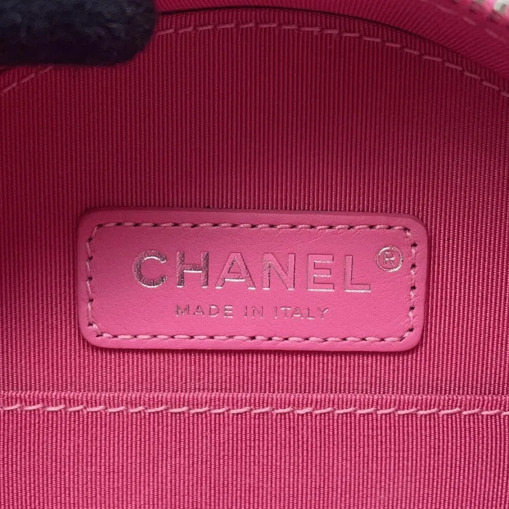 CHANEL Round As Earth ChainShoulder Bag PinkA91946 Patent Leather
