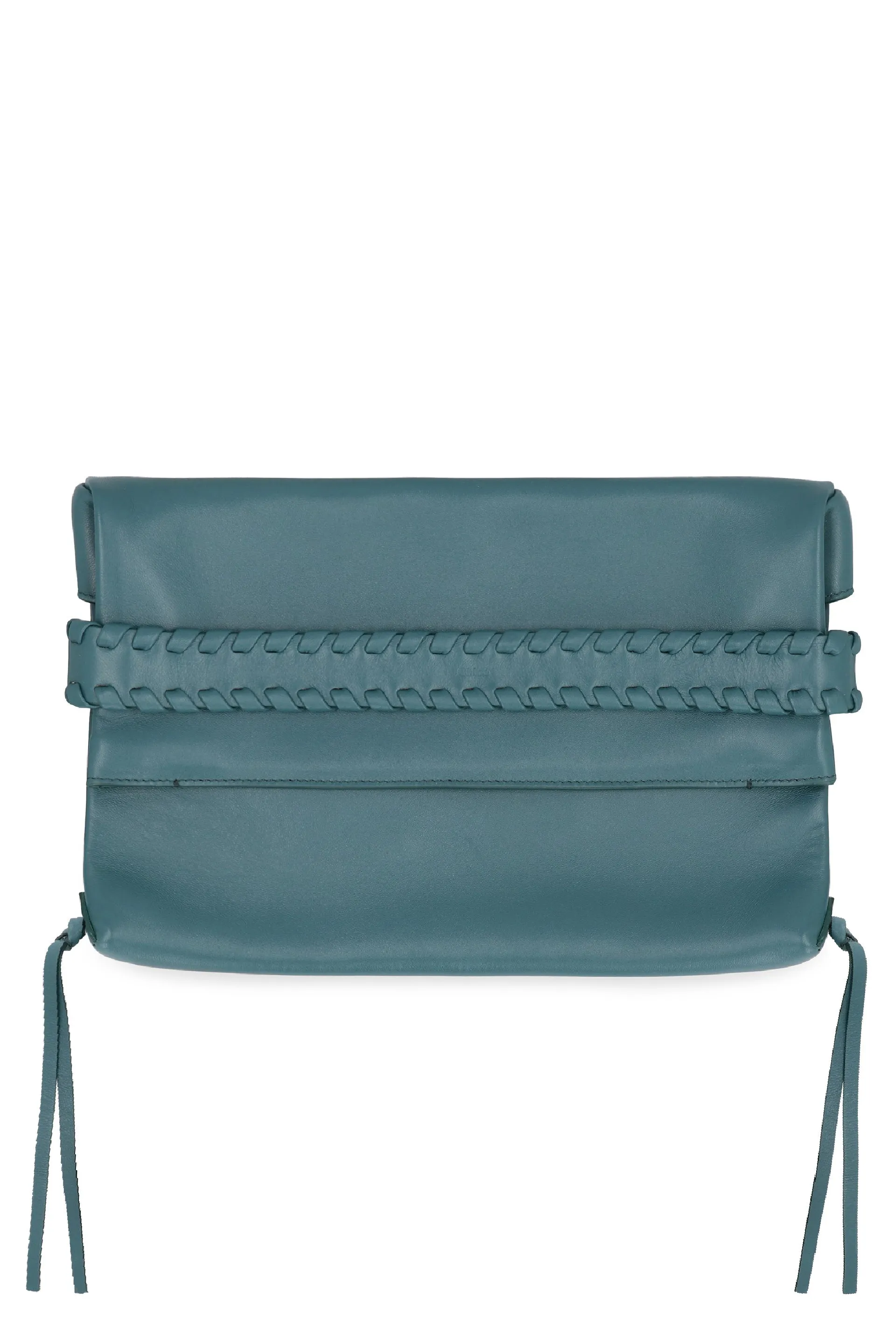 CHLOÉ Mini Leather Clutch with Suede Lining