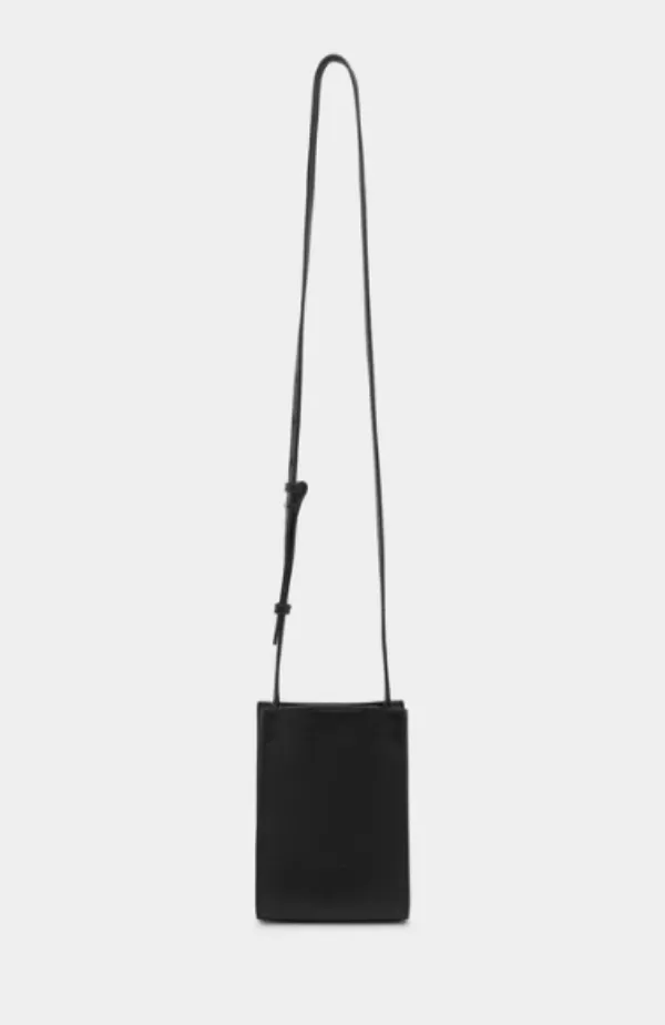 Clara Crossbody Leather Bag Black