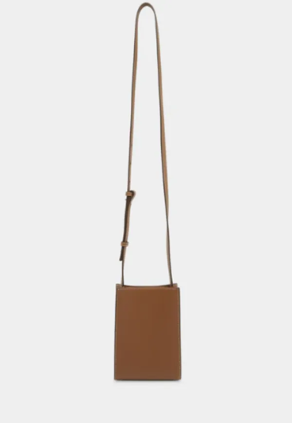 Clara Crossbody Leather Bag Tan
