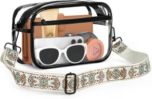 Clear Bag For Stadium Events, Clear Purse Stadium Crossbody Bag