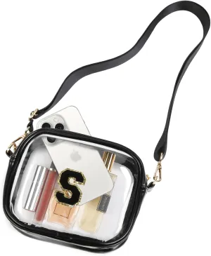 Clear Purses for Women - Crossbody Small Bag, Stadium Approved, Sport Concerts