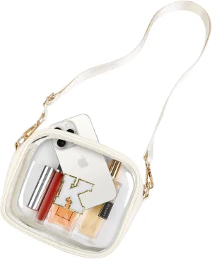 Clear Purses for Women - Crossbody Small Bag, Stadium Approved, Sport Concerts