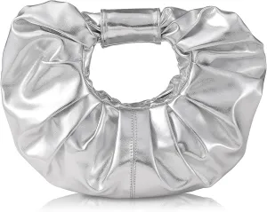 Clutch Purse for Women - Evening Clutch PU Leather Pleated Bag Designer Handbag for Party Prom Wedding
