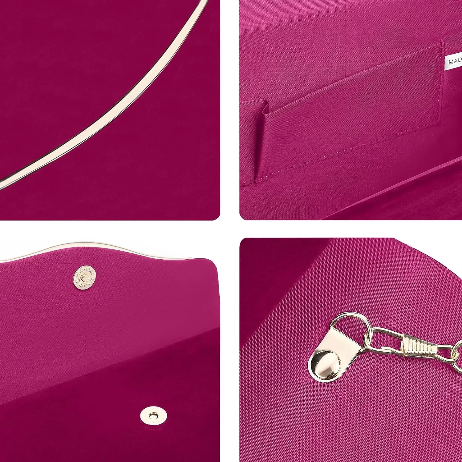 Clutch Purses for Women Evening Bag Faux Suede Formal Party Wedding Cocktail Prom
