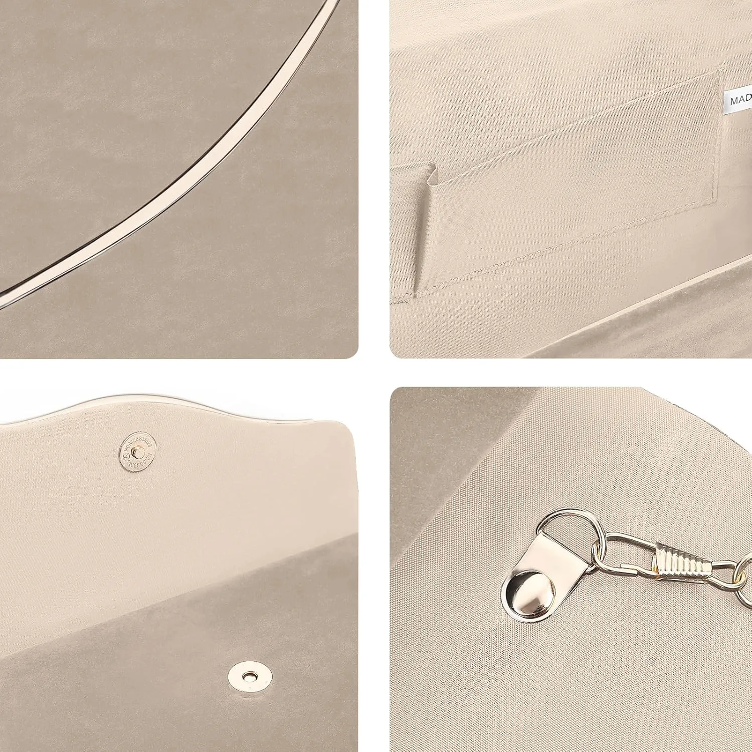 Clutch Purses for Women Evening Bag Faux Suede Formal Party Wedding Cocktail Prom