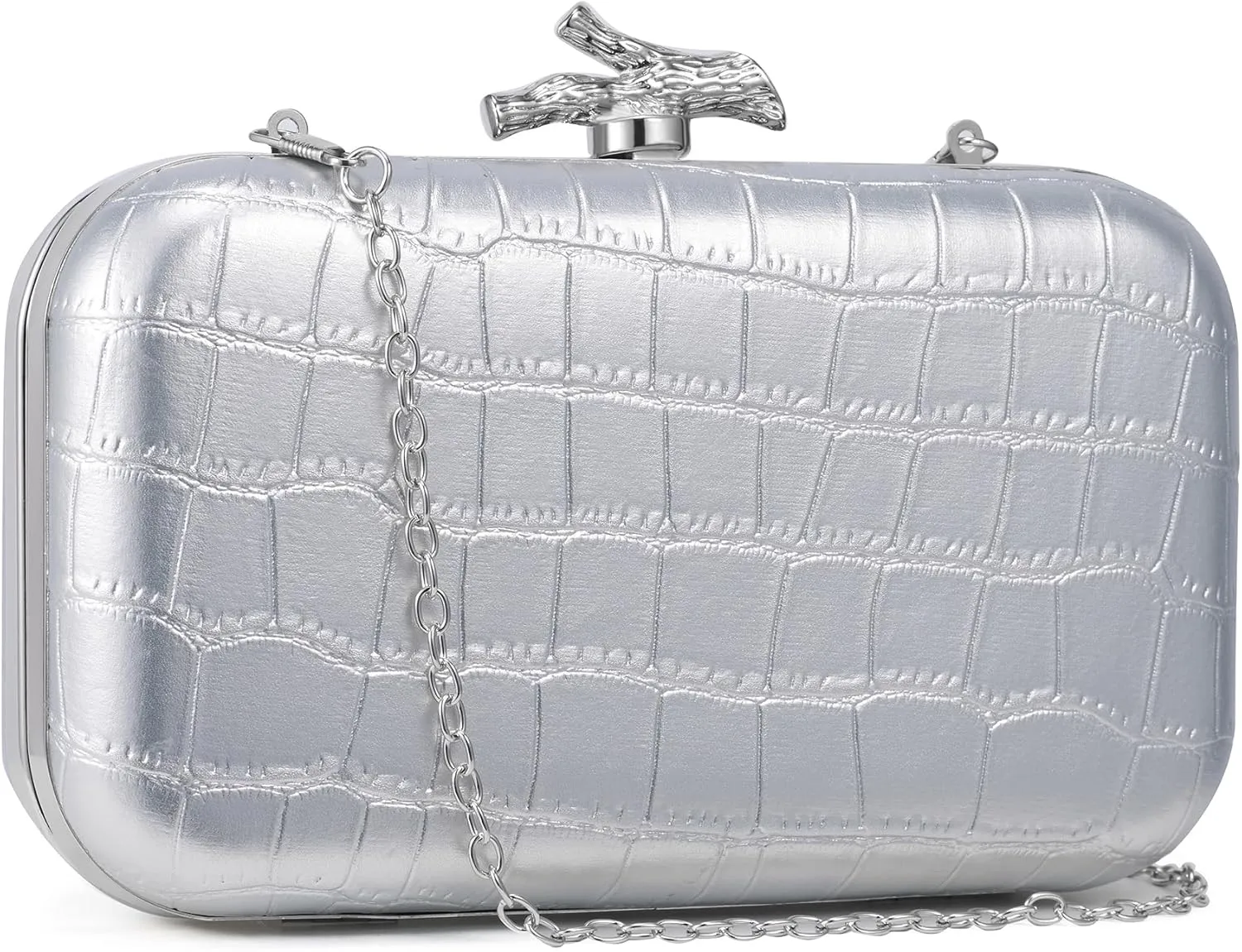 Clutch Purses for Women Evening/Wedding Chic Woven Bag Formal PU Leather Purse Designer Handbags for Women