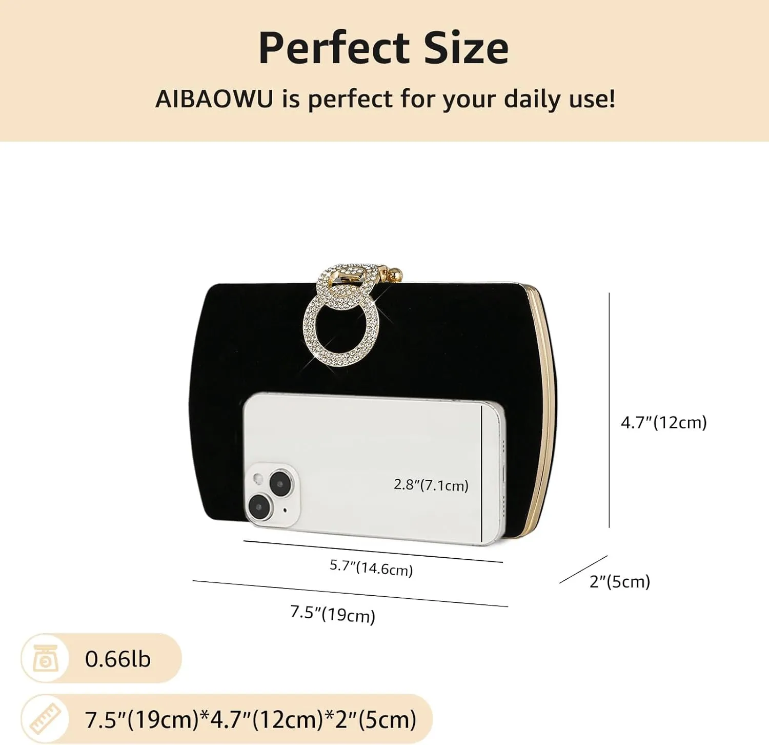 Clutch Purses for Women Formal Evening Bag Handbags for Wedding Party Sparkly Cocktail Clutch Crossbody Shoulder Bag