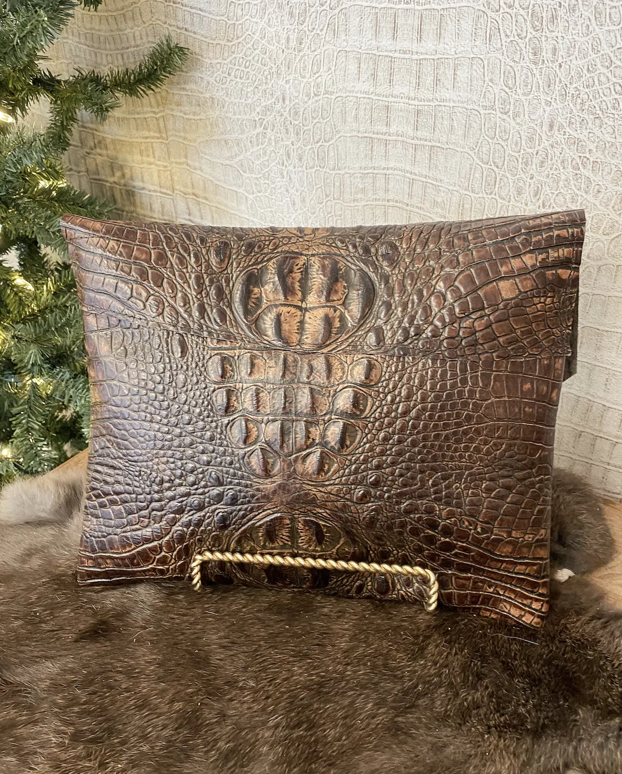 Coco Croc Clutch/Crossbody