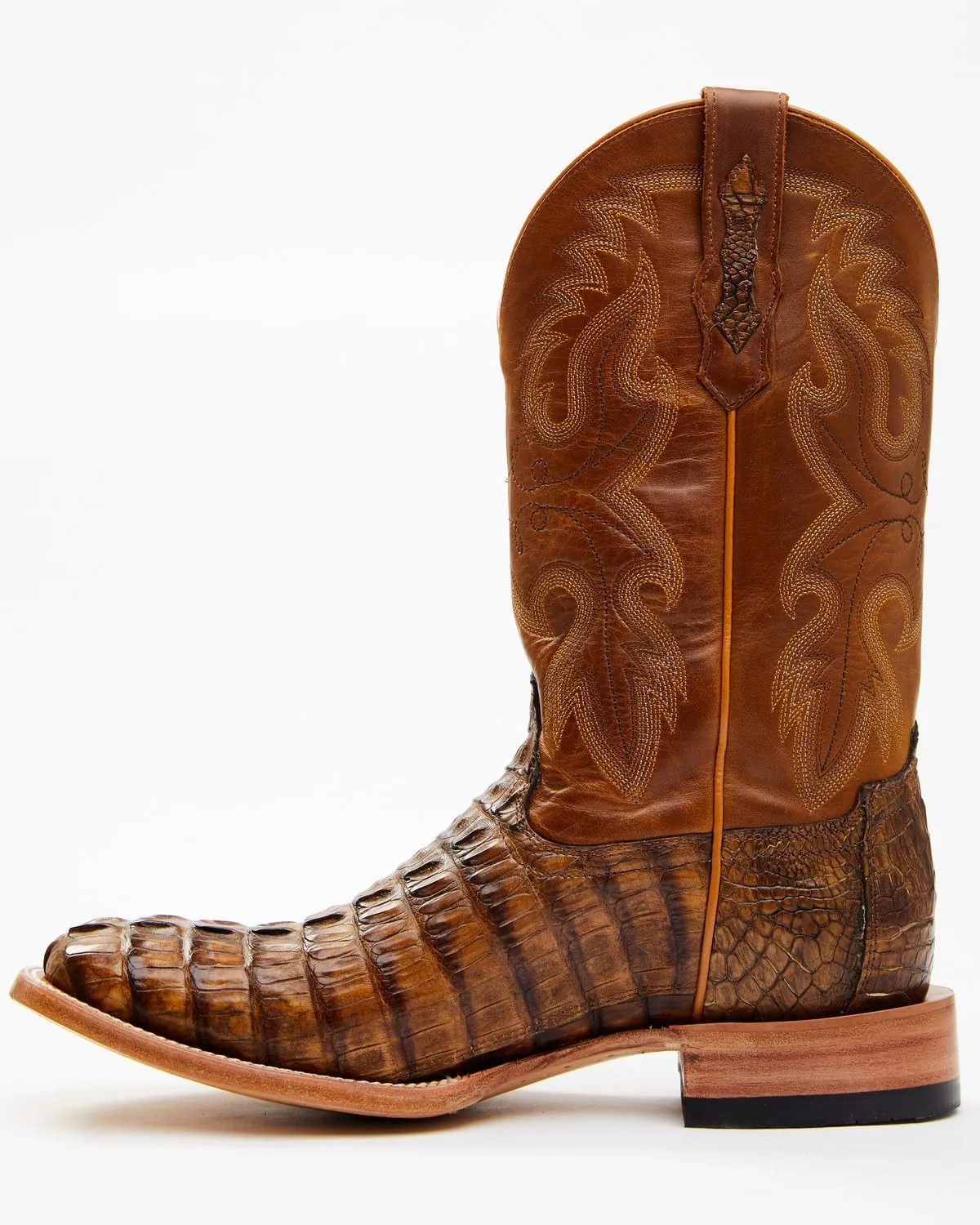 Cody James Men's Exotic Caiman Tail Skin Western Boot Broad Square Toe - Becjsp21l11