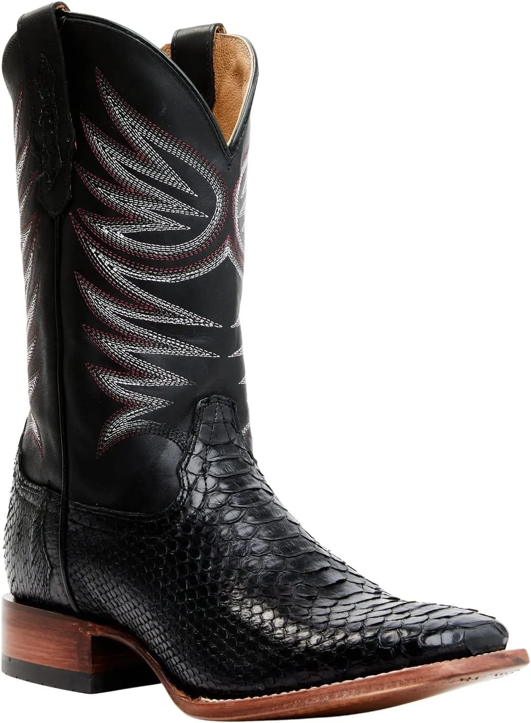 Cody James Men's Matte Python Exotic Western Boot Broad Square Toe - Becjsp22l02