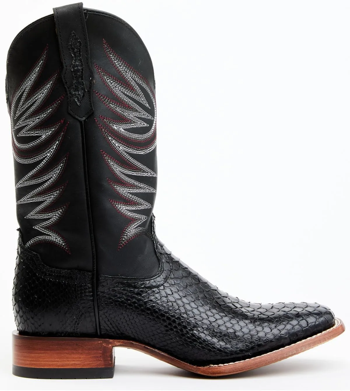 Cody James Men's Matte Python Exotic Western Boot Broad Square Toe - Becjsp22l02