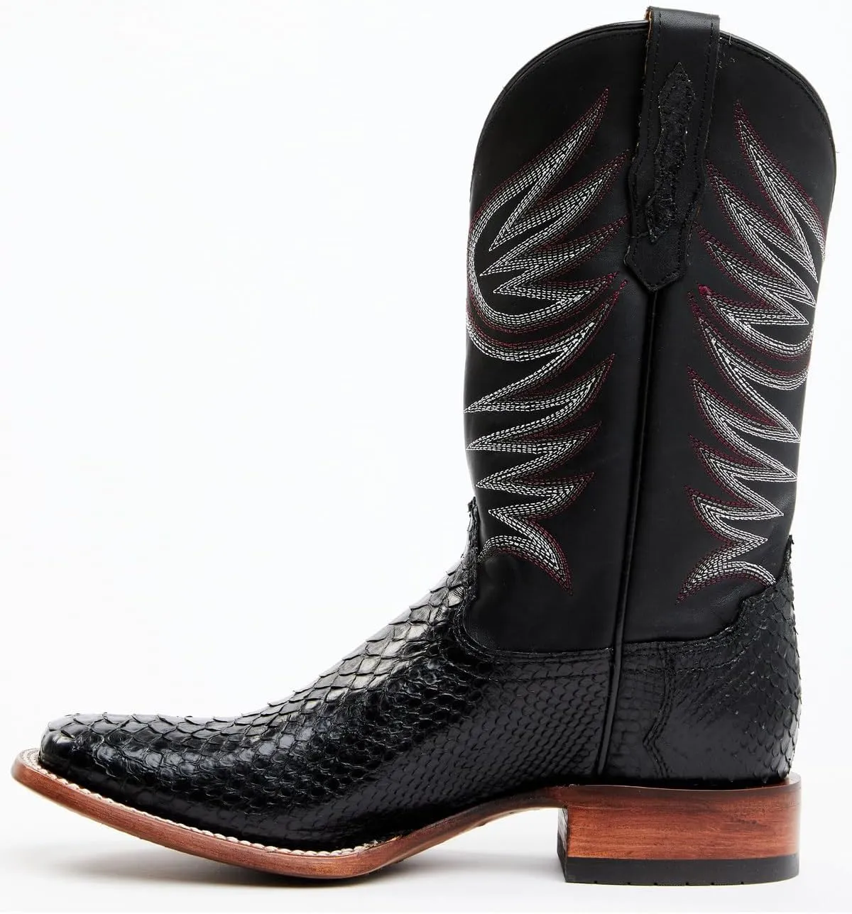 Cody James Men's Matte Python Exotic Western Boot Broad Square Toe - Becjsp22l02