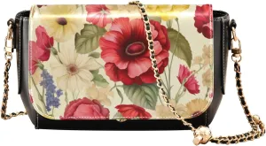 Cosmic Tree on Starry Night Sky Leather Zipper Crossbody Purse, Ladies Leather Crossbody Bags, Crossbody Bags for Women