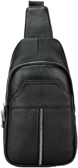 Crossbody Bag Soft Leather Chest Bag Shoulder Bag Chest Bag Storage Bag