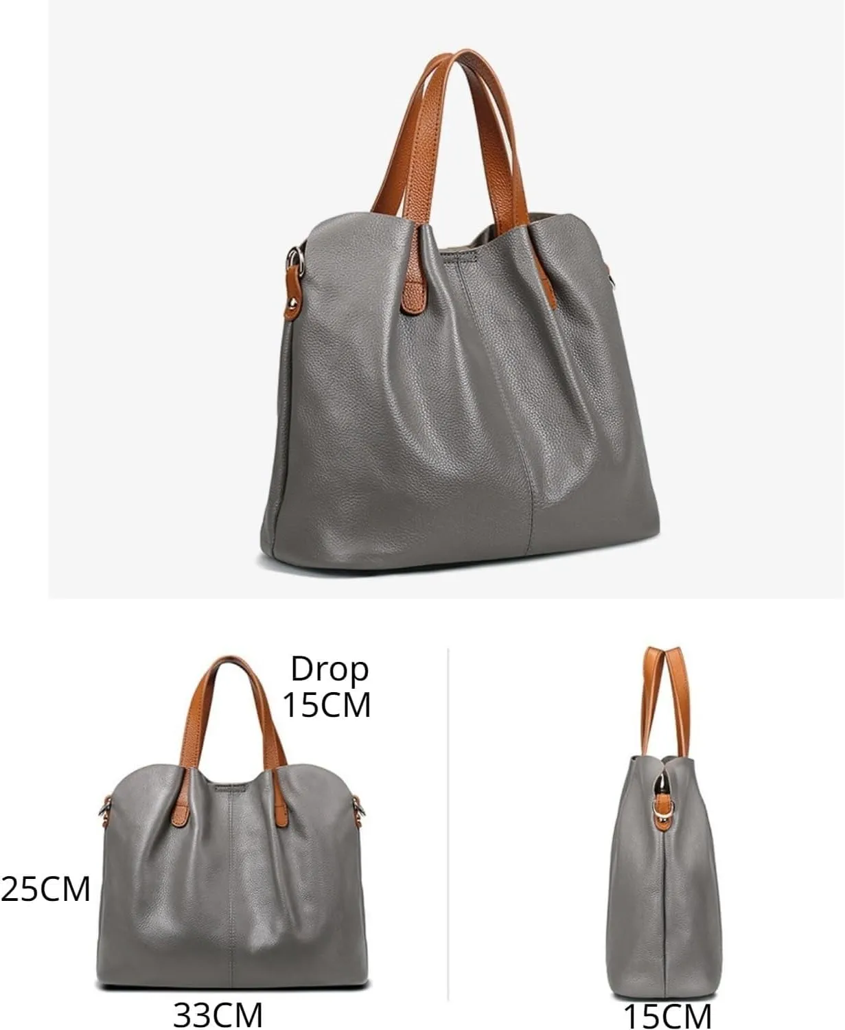 Crossbody Bags Top Handle Soft Tote Shoulder Genuine Leather Purses Handbags for Women