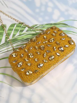 Crystal Studded Clutch
