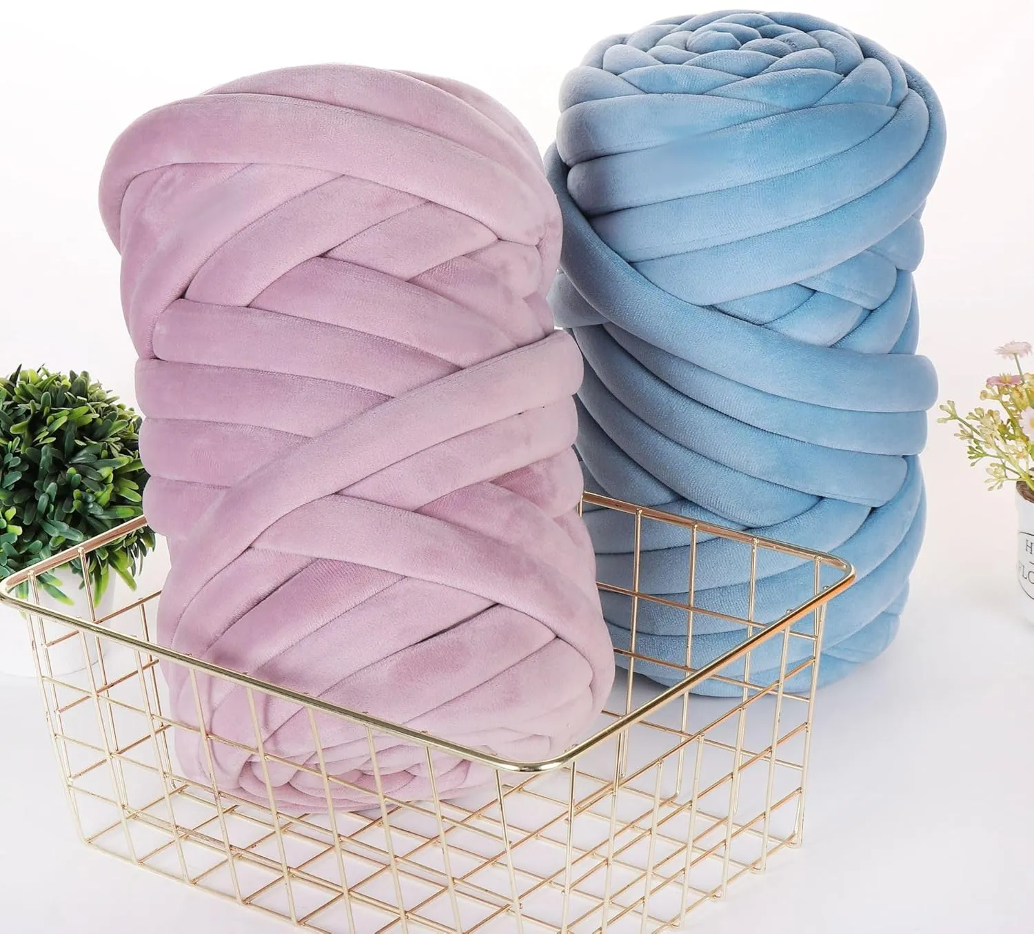 Crystal Velvet Filling Yarn Coarse Handmade Wool Blanket Yarn for Handbags, Pillows, Blankets, Pillow Cat Nest Line (Color : 13 Custard, Size : 500G)