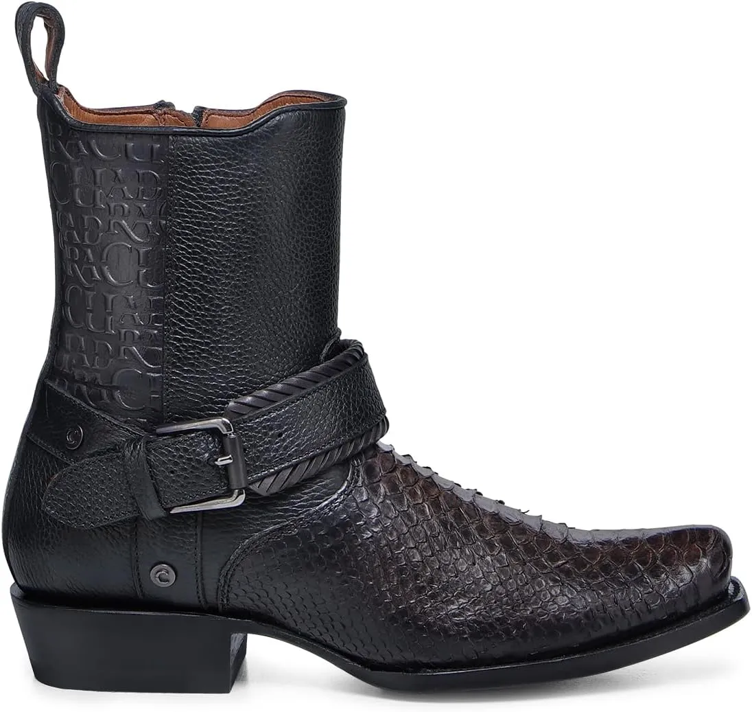 CUADRA | Boot for Men in Genuine Python Leather 1J3KPH Black and Brown