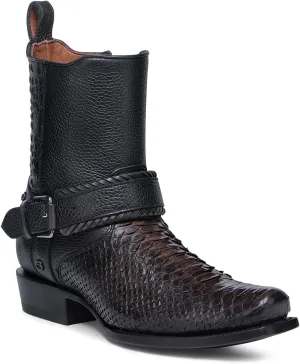 CUADRA | Boot for Men in Genuine Python Leather 1J3KPH Black and Brown
