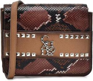 Cuadra Women's Crossbody bag in Genuine Python Leather Honey BOD1APH