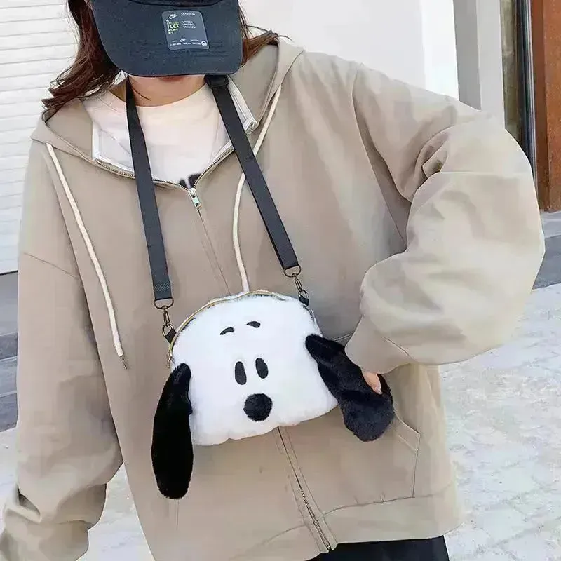 Cute Snoopy Dog & Panda Plush Handbags