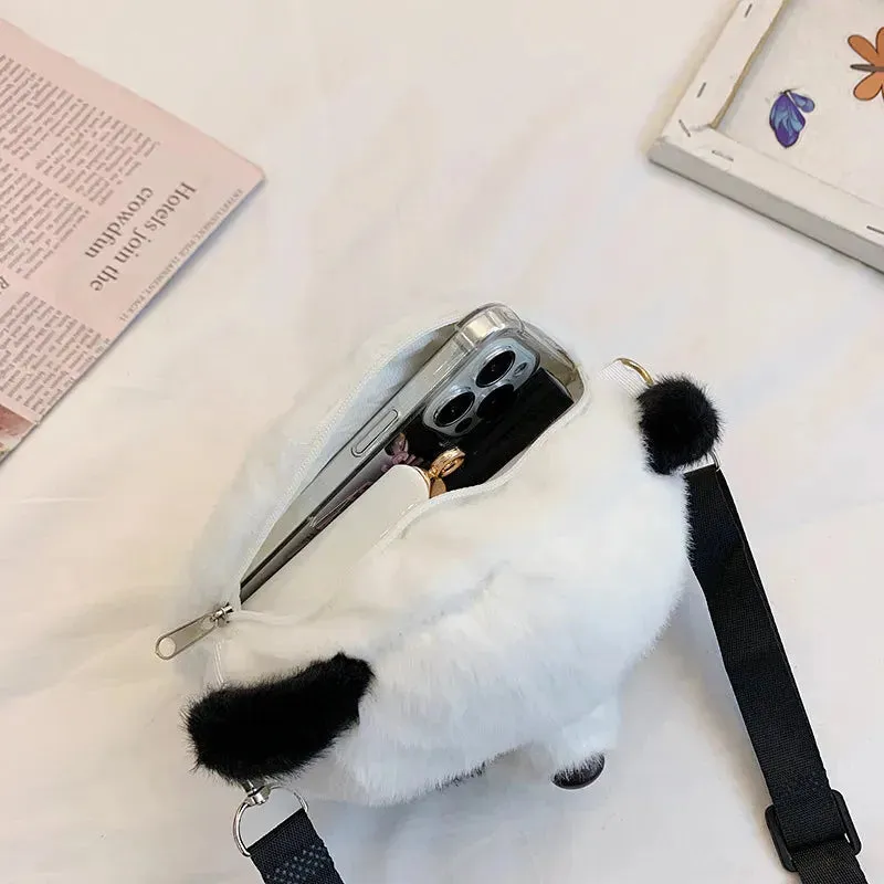 Cute Snoopy Dog & Panda Plush Handbags