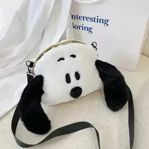 Cute Snoopy Dog & Panda Plush Handbags