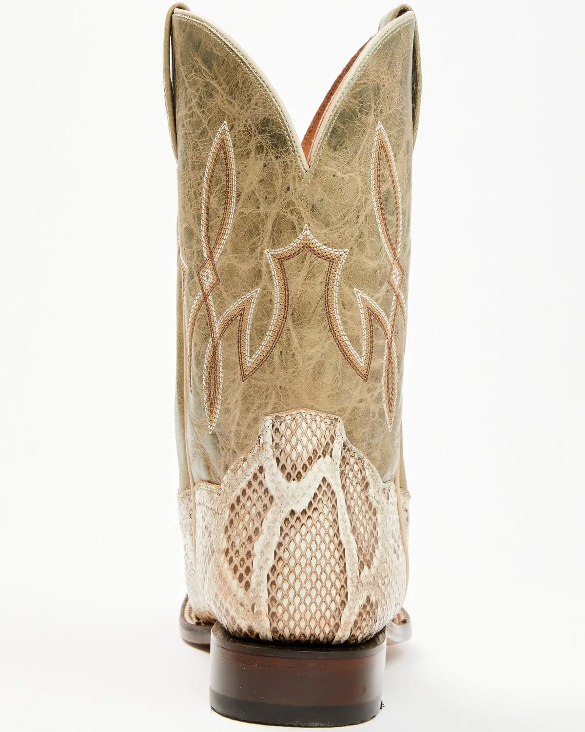 Dan Post Men's Exotic Python Western Boot Broad Square Toe - Dps1135