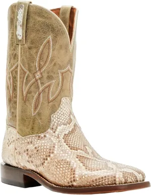 Dan Post Men's Exotic Python Western Boot Broad Square Toe - Dps1135