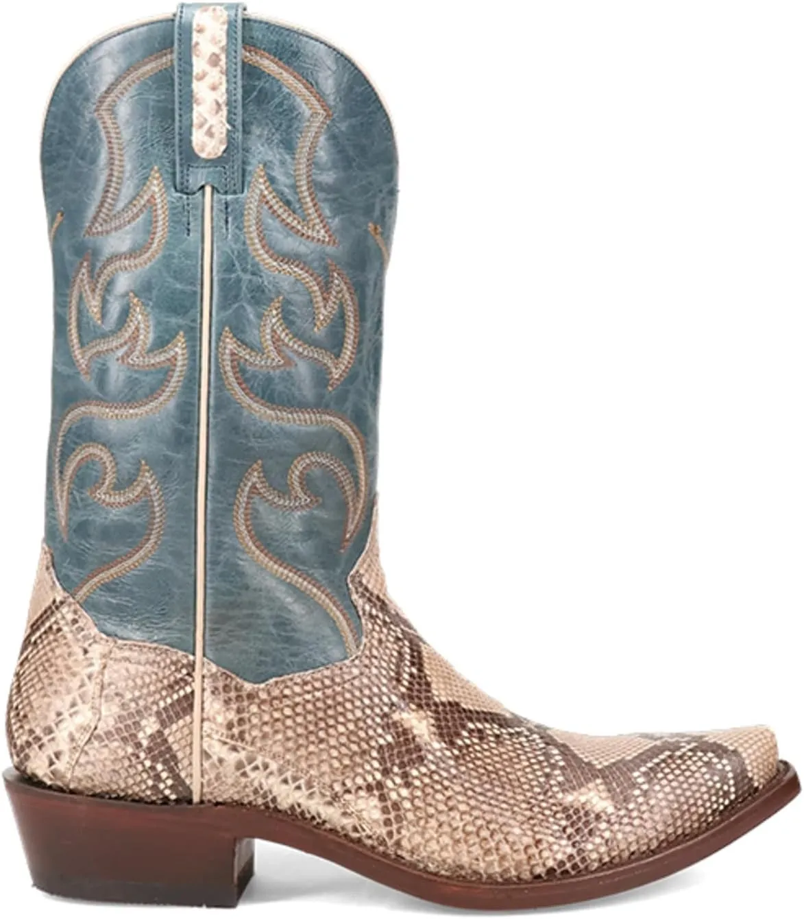 Dan Post Men's Exotic Python Western Boot Snip Toe - Dps1100