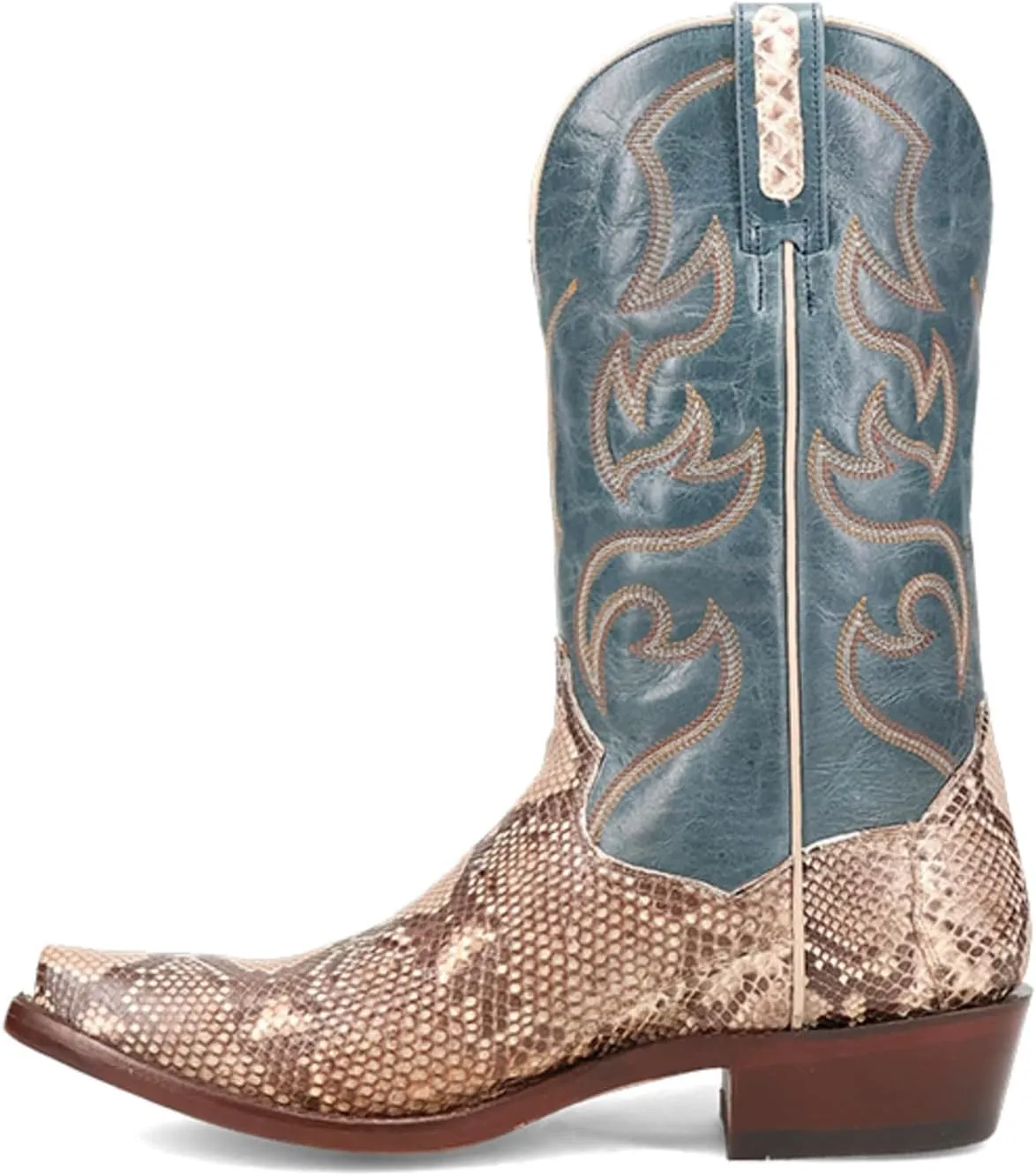 Dan Post Men's Exotic Python Western Boot Snip Toe - Dps1100