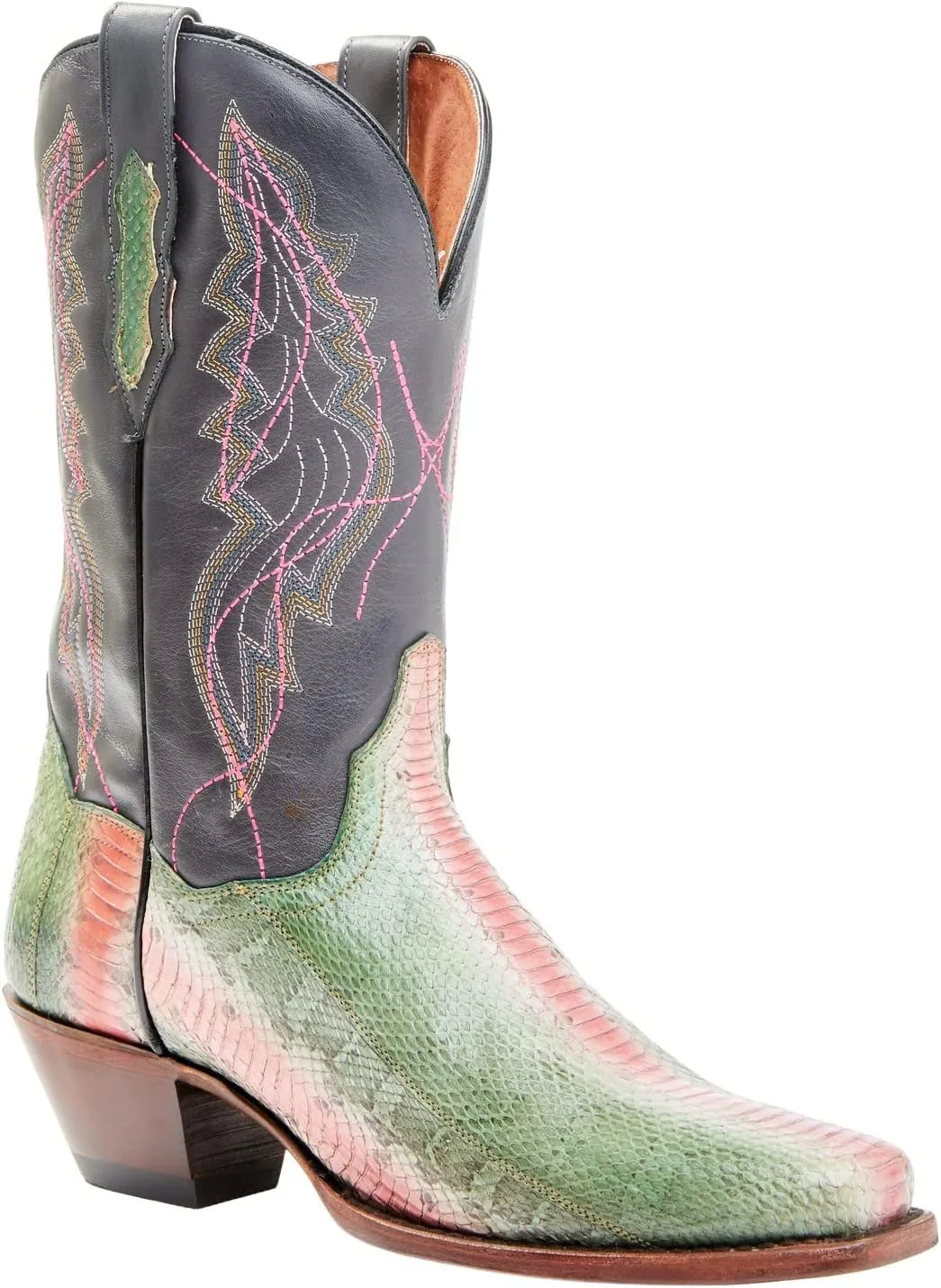 Dan Post Women's Exotic Watersnake Skin Western Boot Square Toe - Dpp5699