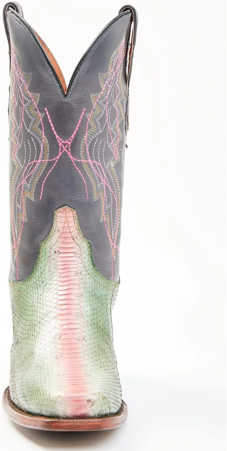 Dan Post Women's Exotic Watersnake Skin Western Boot Square Toe - Dpp5699