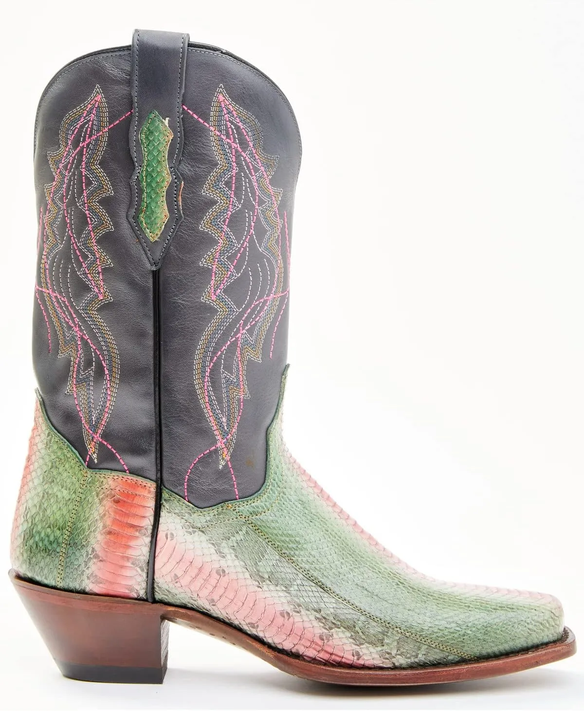 Dan Post Women's Exotic Watersnake Skin Western Boot Square Toe - Dpp5699