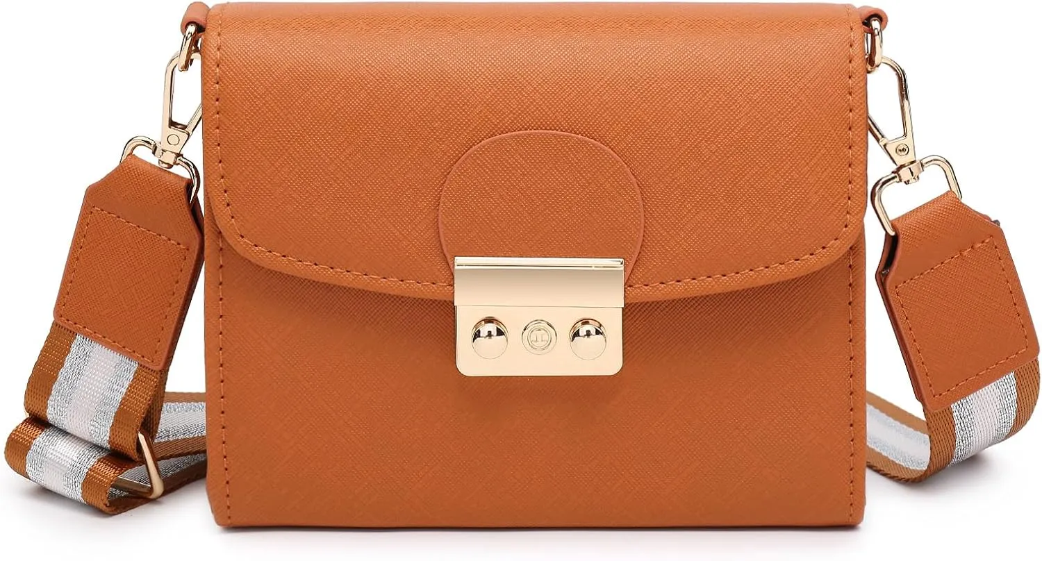 Dasein Women Small Crossbody Bag Designer Evening Bag Clutch Purse Handbag for Wedding/Prom/Party with Double Chain Strap