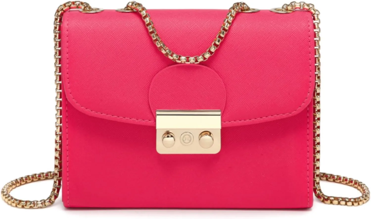 Dasein Women Small Crossbody Bag Designer Evening Bag Clutch Purse Handbag for Wedding/Prom/Party with Double Chain Strap