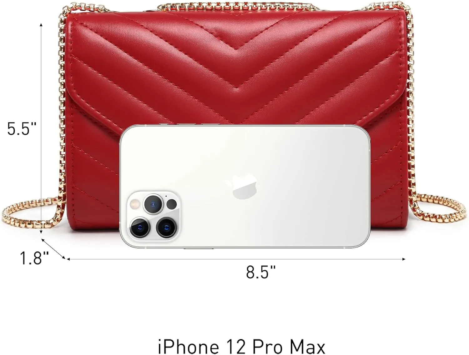 Dasein Women Small Quilted Crossbody Bags Stylish Designer Evening Bag Clutch Purses and Handbags with Chain Shoulder Strap
