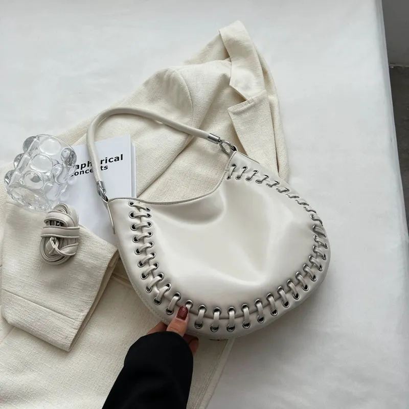 Designer Trendy French Style Textured Handbag