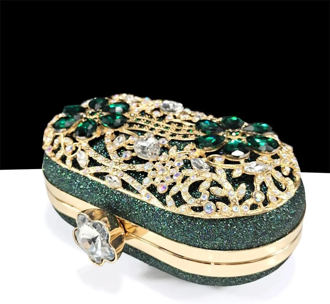 Diamond Pattern Wedding Heels Matching Purse Set African Bridal Party Rhinestone Italian Crafted