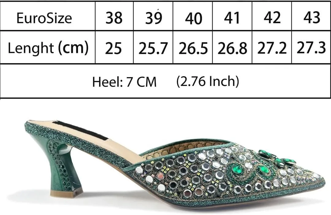 Diamond Pattern Wedding Heels Matching Purse Set African Bridal Party Rhinestone Italian Crafted