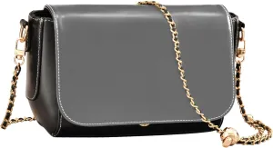 Dim Gray Crossbody Bags for Women PU Leather Purse Handbag