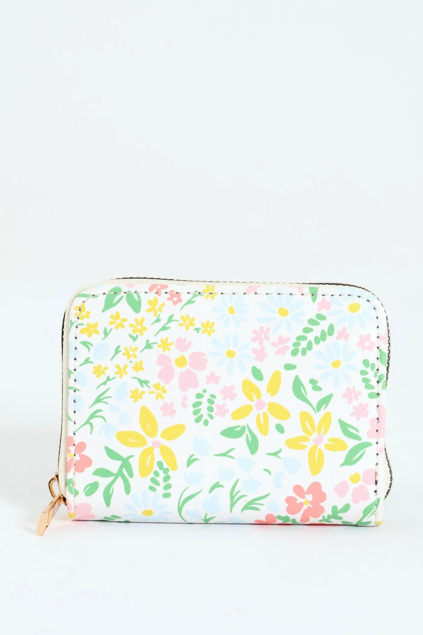 Ditsy Floral Small Zip Around Purse