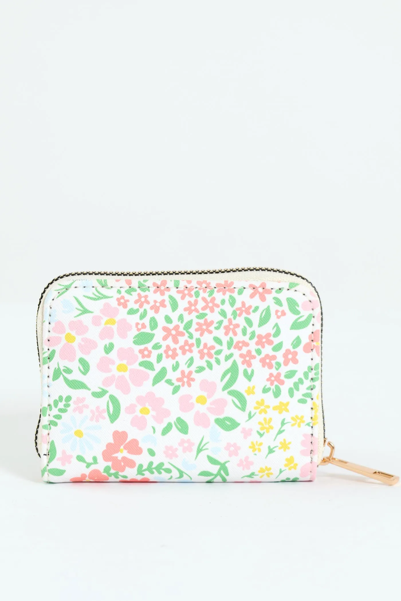 Ditsy Floral Small Zip Around Purse