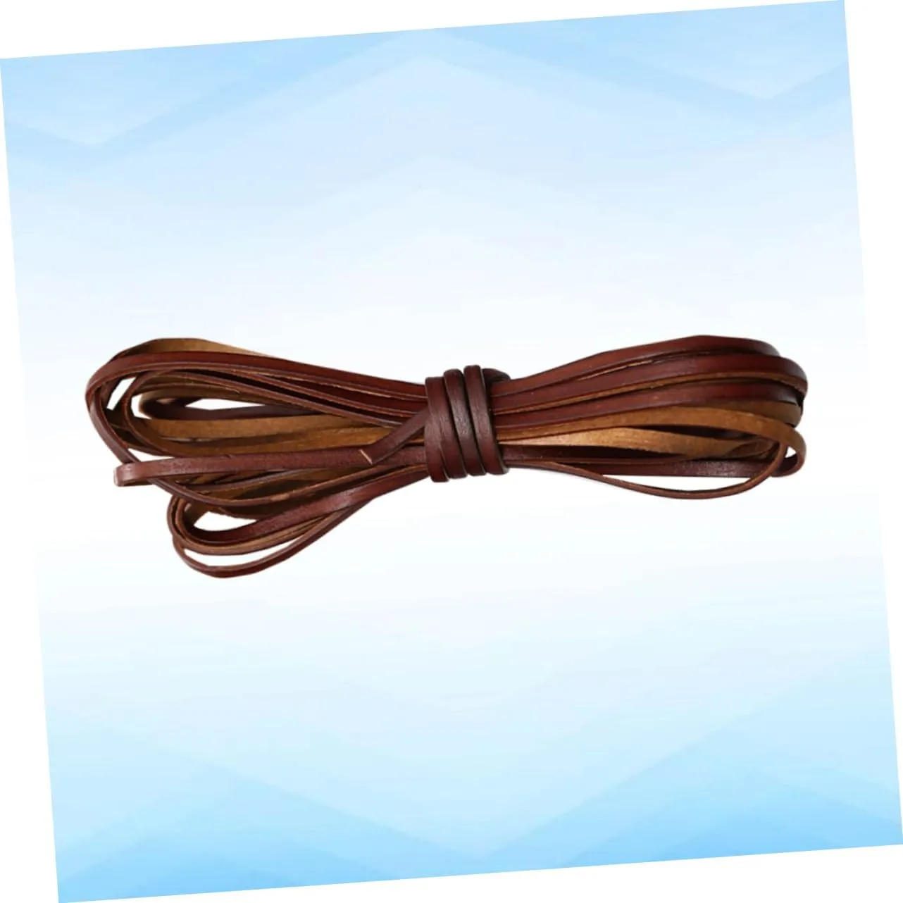 DIY Leather Rope 5m Long Real Cowhide Necklace Cords for Bracelets Handmade Jewelry Making Accessories Sturdy for Luggage Straps