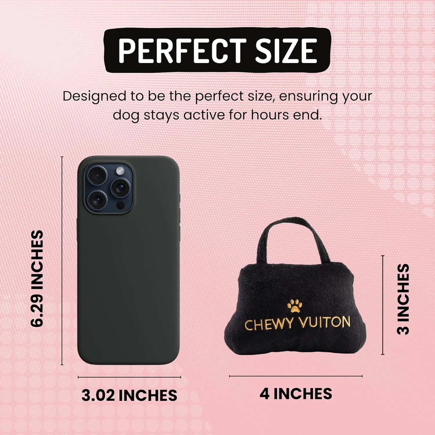 Dog Diggin Designs Runway Pup Collection | Unique Squeaky Parody Plush Dog Toys – Haute Couture Purses & Handbags